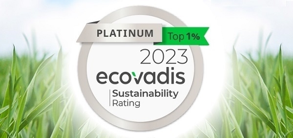 Trots! Wederom EcoVadis Platina Award