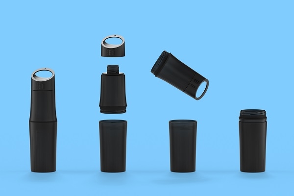 BE O bottle met logo bedrukken - be_o_bottle_zwart_(2)