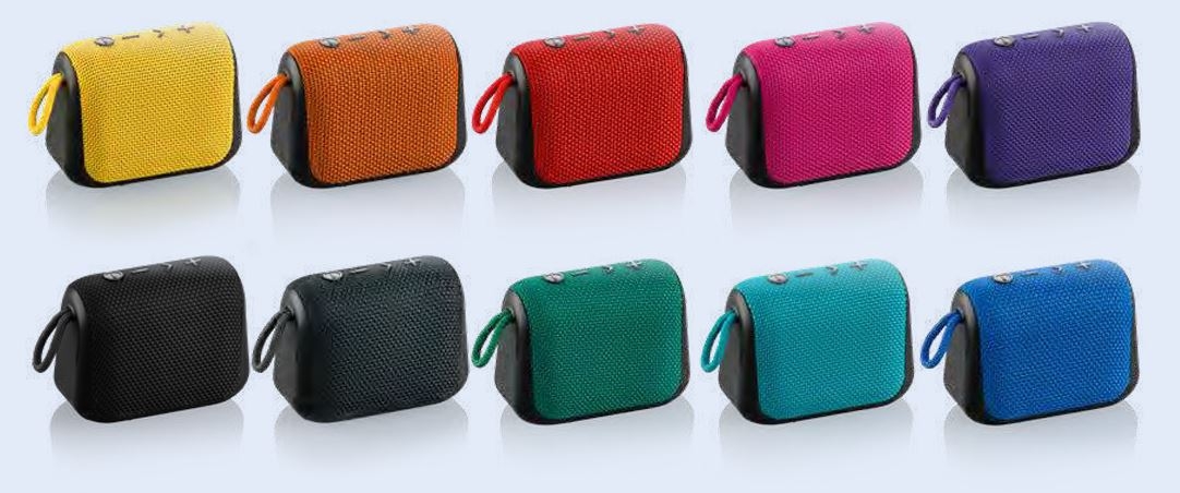 Kleurrijke relatiegeschenken - speakers