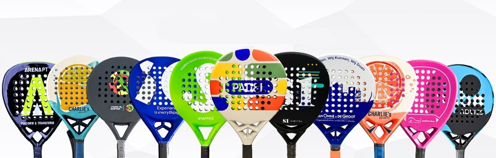 Padelracket met logo - lp_padelracket_met_logo