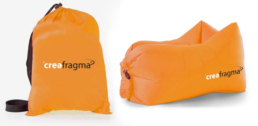 SeatZac bedrukken met logo - seatzac_oranje_creafragma